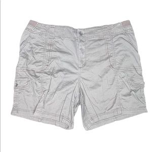 Style & Co Women’s Cargo Elastic Waist Shorts Plus Size